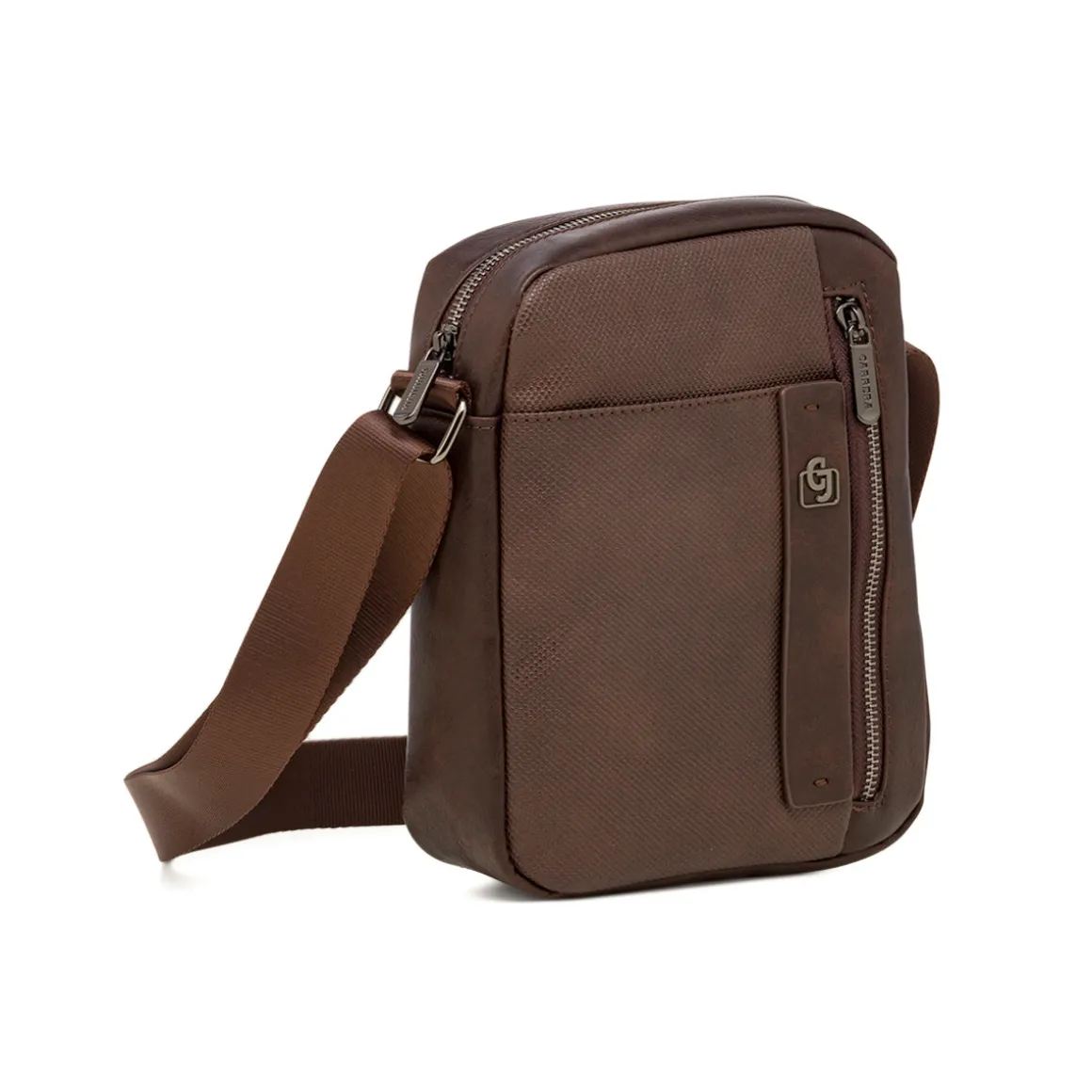 Borsa a Tracolla Marrone da Uomo Carrera Jeans