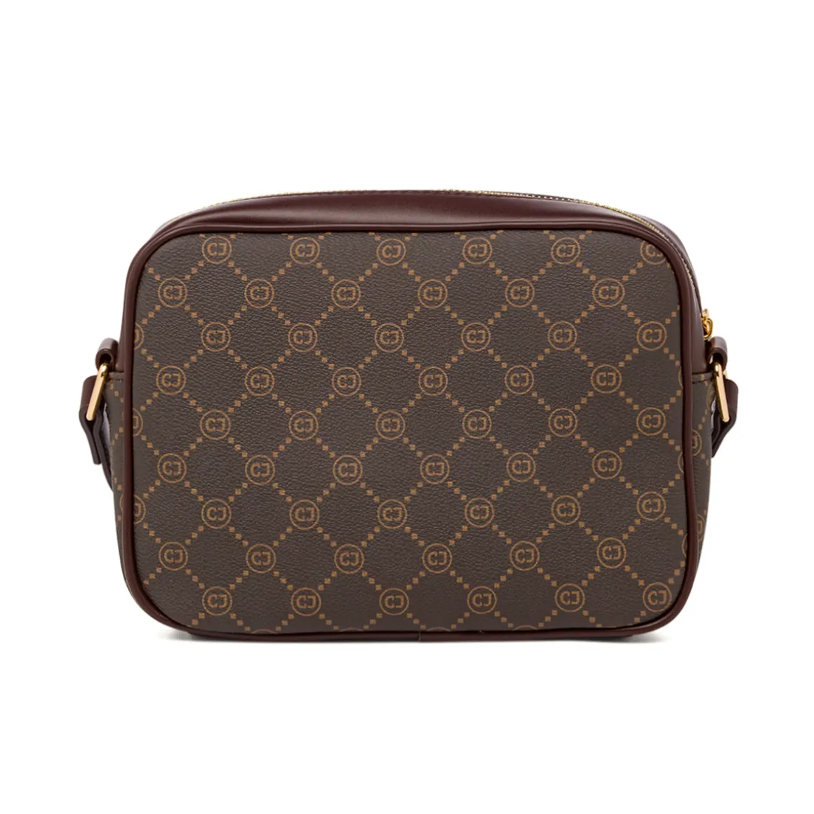 Borsa a tracolla marrone da Donna con logo Carrera