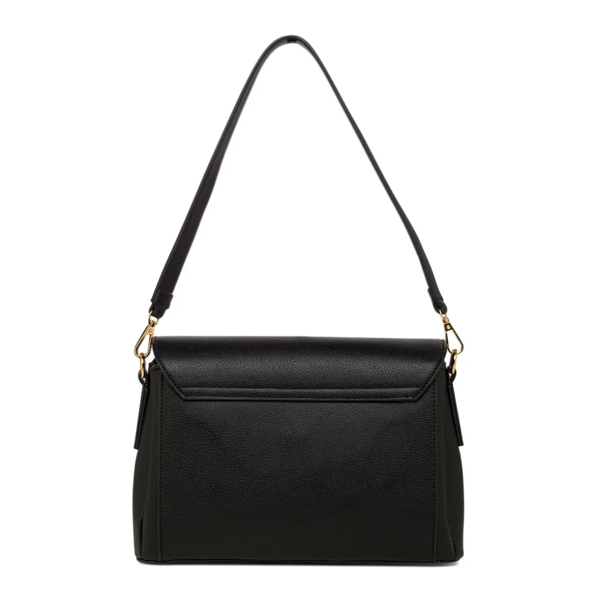 Borsa a tracolla nera da Donna con logo in metallo Lora Ferres