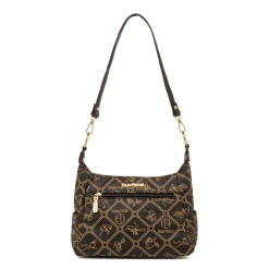 Borsa a tracolla nera da Donna con stampa All Over Giulia Pieralli