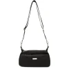 Borsa a tracolla nera da Donna con tasche e logo Lora Ferres