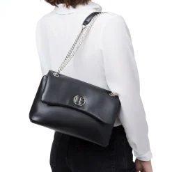 Borsa a tracolla nera da Donna con catena Lora Ferres