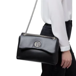 Borsa a tracolla nera da Donna con catena Lora Ferres
