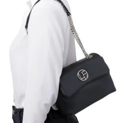 Borsa a tracolla nera da Donna con catena Lora Ferres