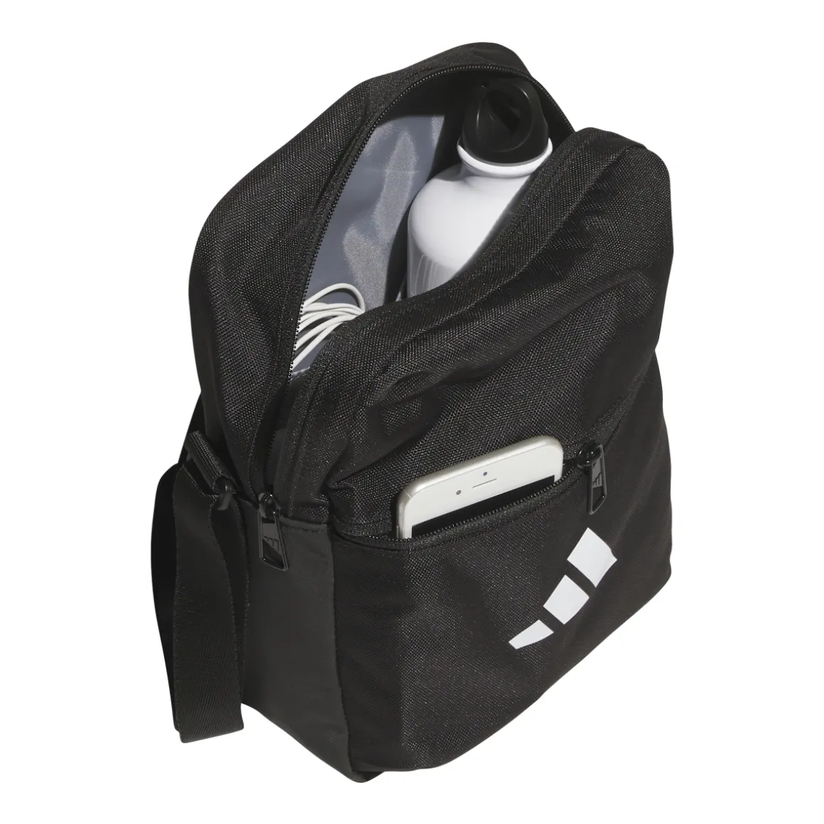 Borsa a tracolla nera unisex adidas ESS ORGANIZER
