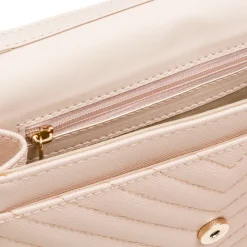 Borsa a tracolla rosa da Donna con motivo trapuntato Lora Ferres