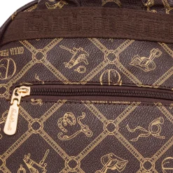Borsa a zaino marrone da Donna Giulia Pieralli