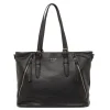 Borsa da Donna Nera con Doppio Manico Swish Jeans