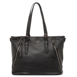 Borsa da Donna Nera con Doppio Manico Swish Jeans