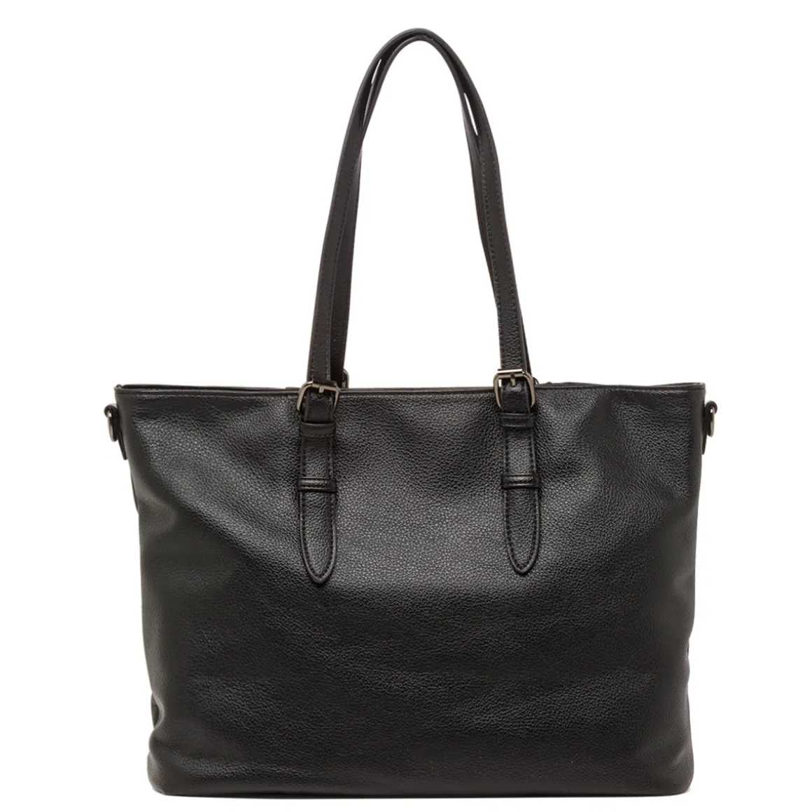 Borsa da Donna Nera con Doppio Manico Swish Jeans