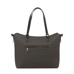 Borsa da Donna Nera con Logo All Over Swish Jeans