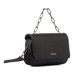 Borsa nera a tracolla da Donna con catena Lora Ferres