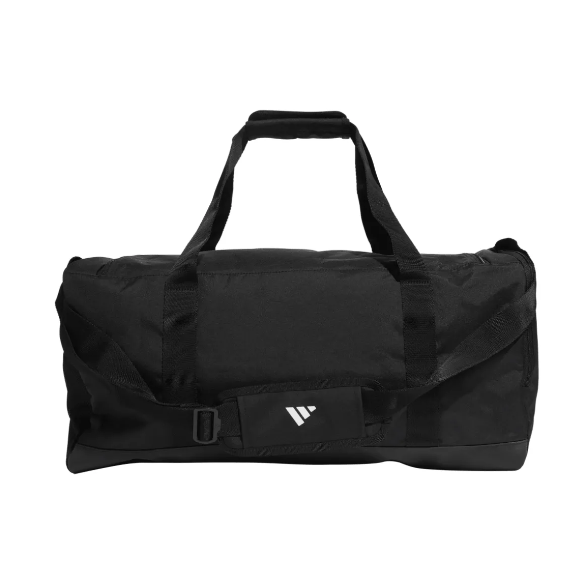 Borsa sportiva nera con logo frontale adidas