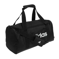 Borsa sportiva nera con manico e tracolla adidas