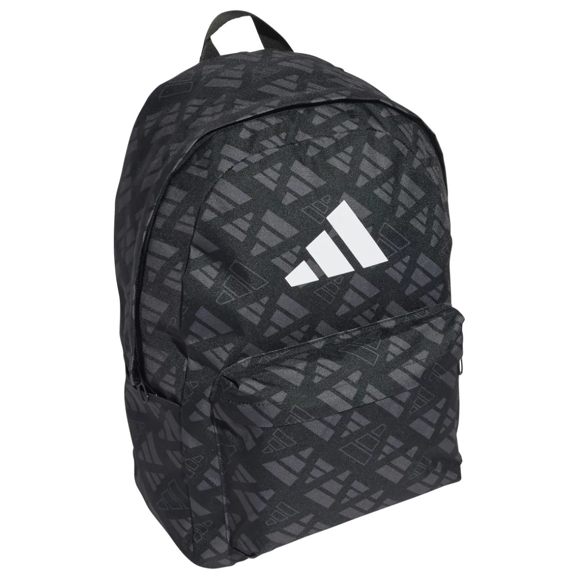 Borsa sportiva nera Unisex con stampa adidas
