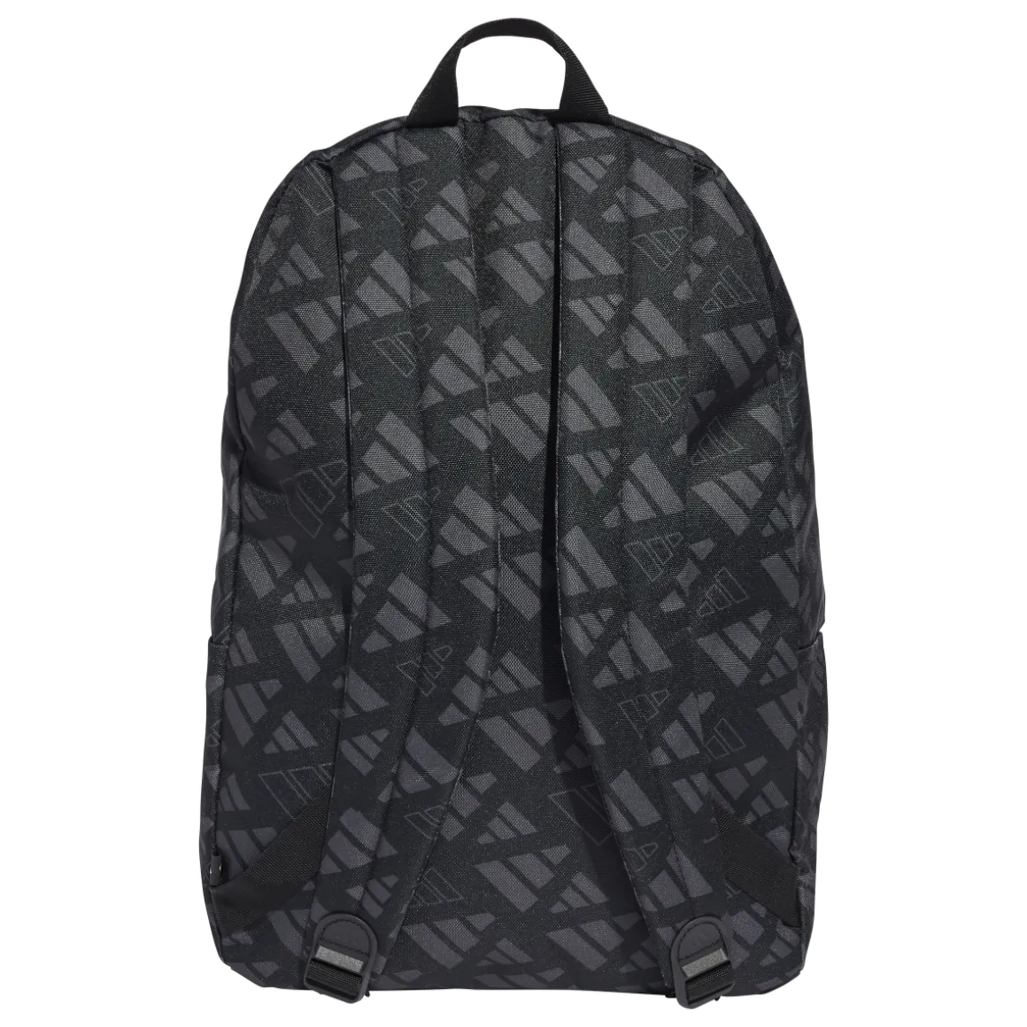 Borsa sportiva nera Unisex con stampa adidas