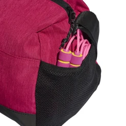 Borsa sportiva rosa con etichetta logo frontale adidas