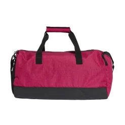 Borsa sportiva rosa con etichetta logo frontale adidas