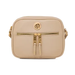 Borse a tracolla beige da Donna con logo Carrera