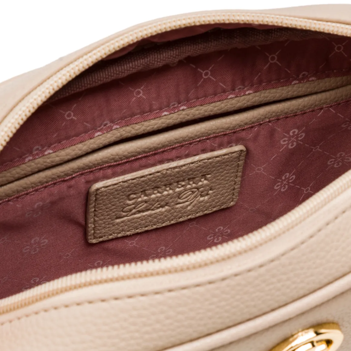 Borse a tracolla beige da Donna con logo Carrera