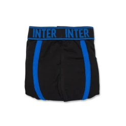 Boxer neri da bambino con logo Inter