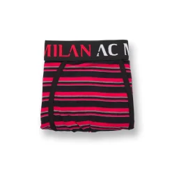 Boxer rossoneri da uomo con logo Milan
