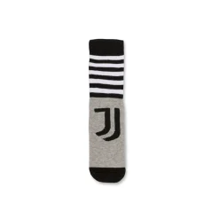 Calzini antiscivolo grigi da bambino con logo Juventus