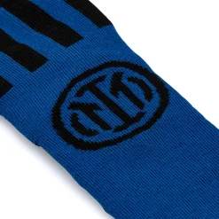 Calzini antiscivolo nerazzurri da bambino con logo Inter