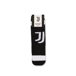 Calzini antiscivolo neri da bambino con logo Juventus