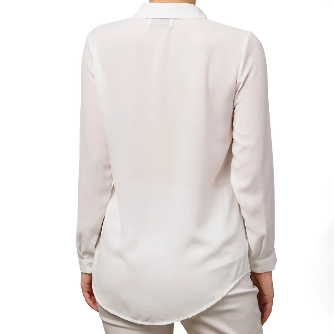 Camicia da donna bianca velata Swish Jeans