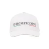 Cappellino bianco regolabile da Uomo Ducati Corse