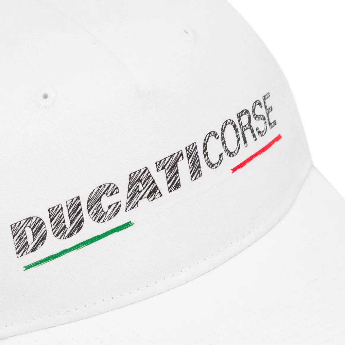 Cappellino bianco regolabile da Uomo Ducati Corse