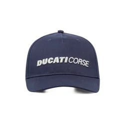 Cappellino blu scuro con visiera da Uomo Ducati Corse