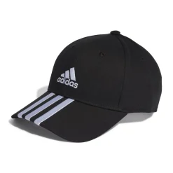 Cappellino da baseball nero adidas 3-stripes Cotton Twill