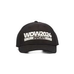 Cappellino da uomo nero con logo WDW2024 Ducati