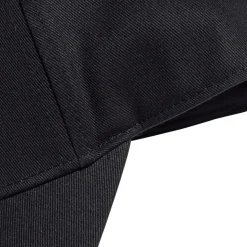 Cappellino nero regolabile con visiera e logo adidas