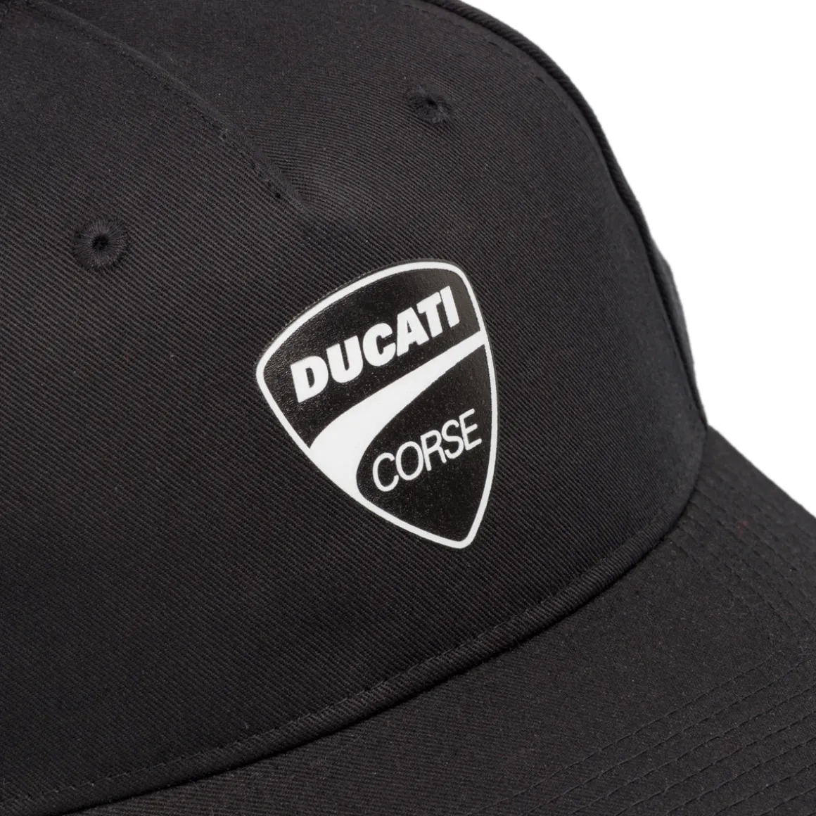 Cappellino nero regolabile da Uomo Ducati Corse