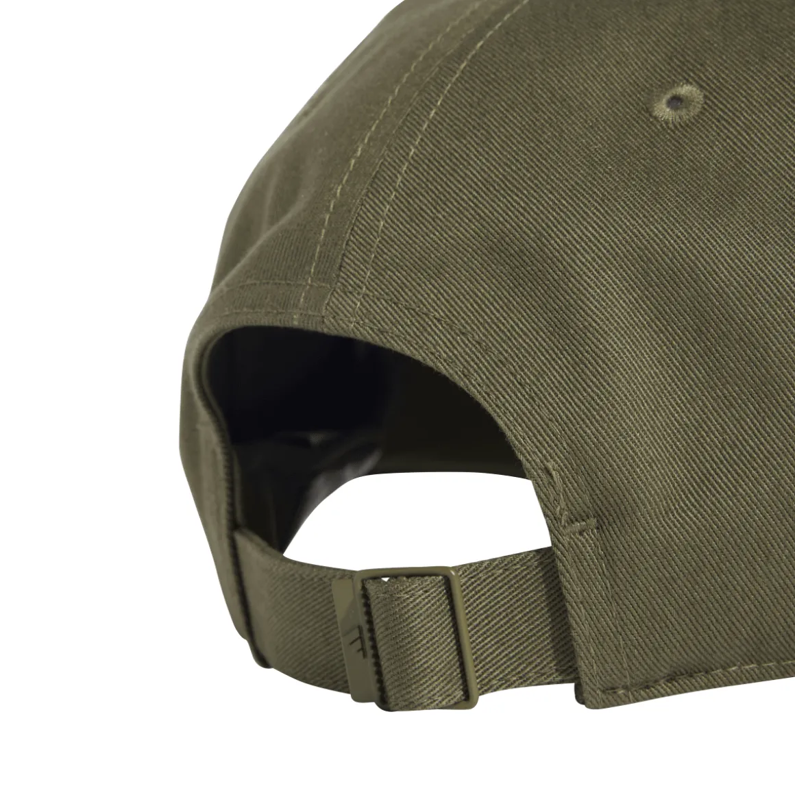 Cappellino verde militare regolabile e con logo adidas