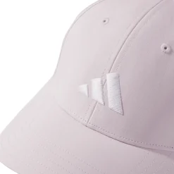 Cappello rosa regolabile con visiera e logo adidas