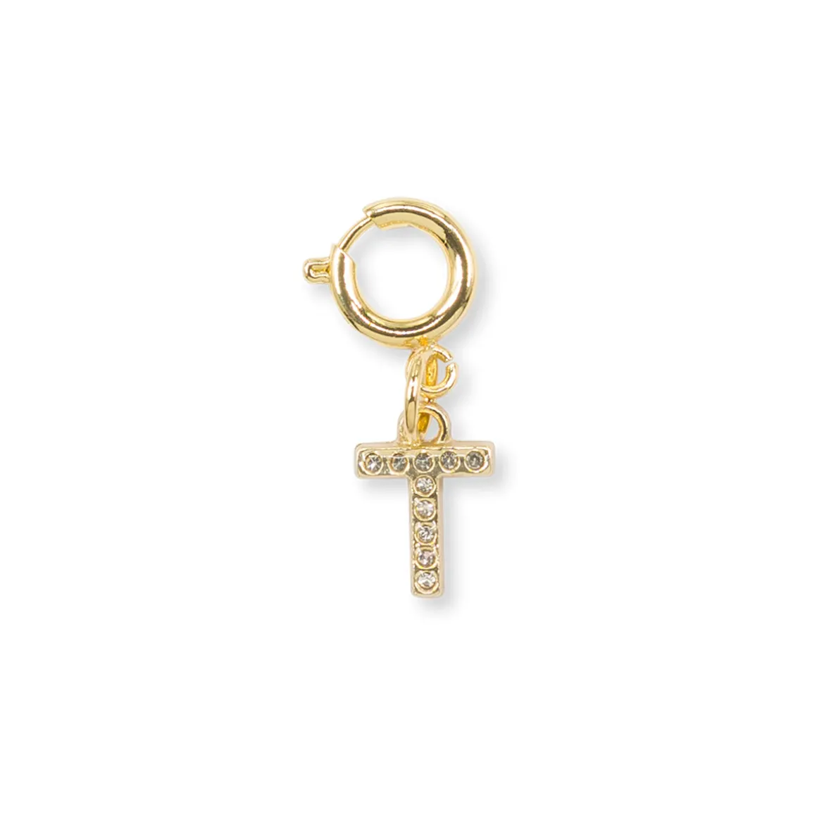 Charm Lettera T oro accessorio unico per scarpe borse Lora Ferres