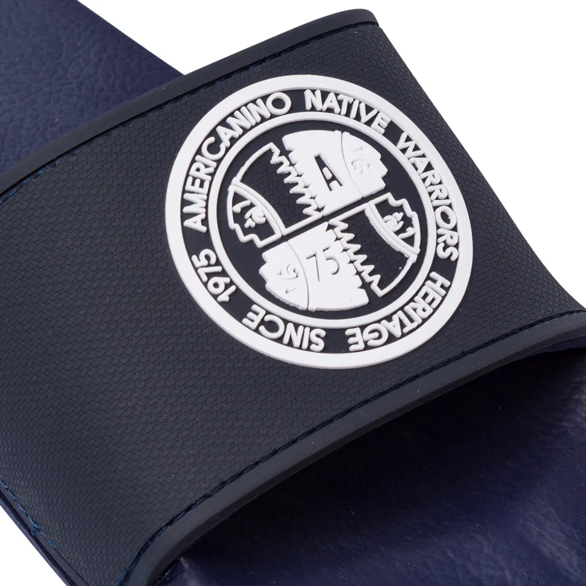 Ciabatte a fascia blu da Donna con logo Americanino