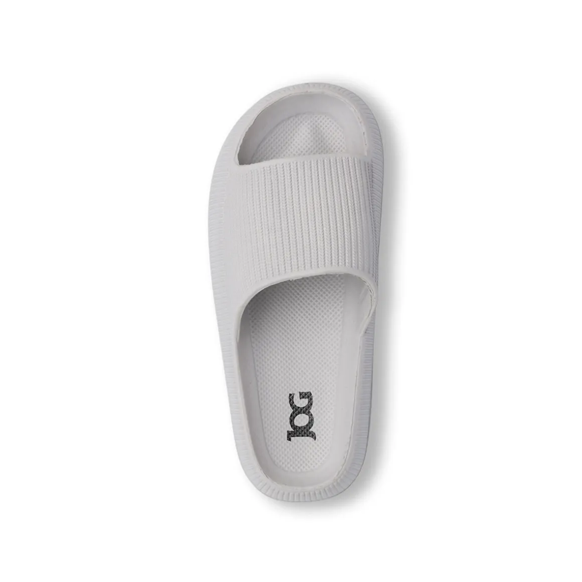 Ciabatte grigie da Donna con suola platform Jog