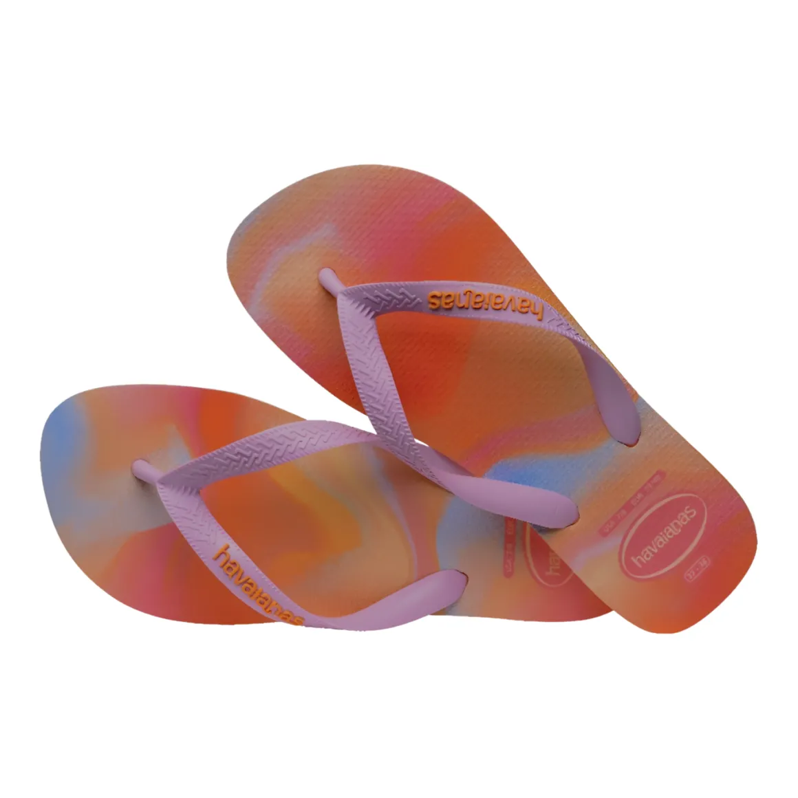 Ciabatte infradito arancioni e lilla da Donna TOP FASHION Havaianas