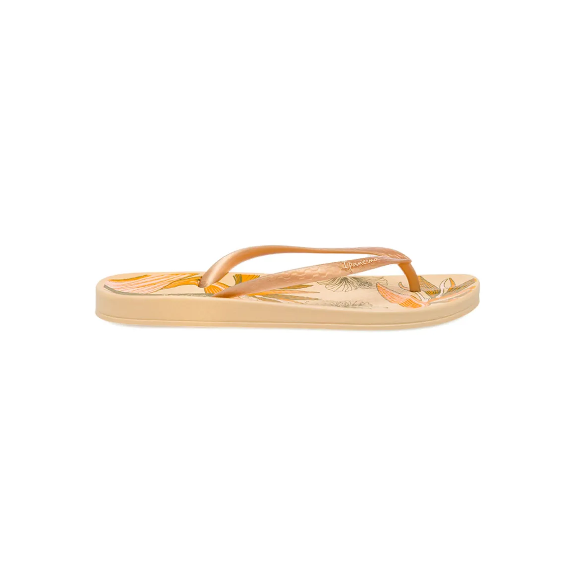 Ciabatte infradito Beige da Donna con fantasia foglie e fiori Ipanema