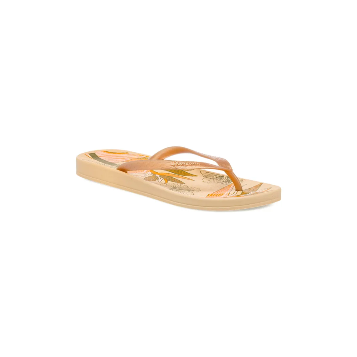Ciabatte infradito Beige da Donna con fantasia foglie e fiori Ipanema