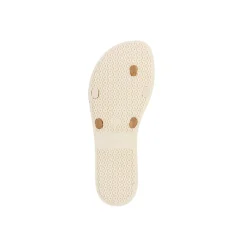 Ciabatte Infradito Beige e Oro da Donna con logo Ipanema