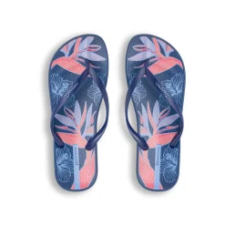 Ciabatte infradito Beige da Donna con fantasia fogliee fiori rosa Ipanema