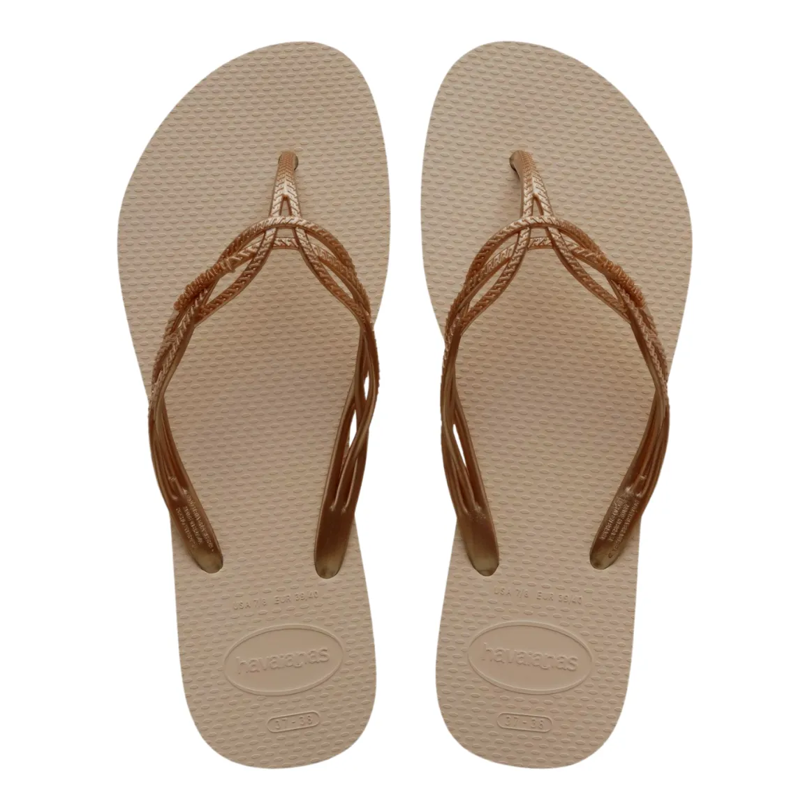 Ciabatte infradito beige da Donna con dettaglio intrecciato FLASH SVEET Havaianas