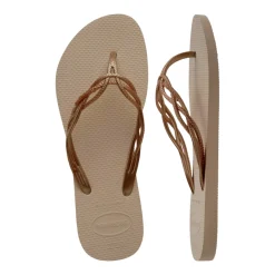 Ciabatte infradito beige da Donna con dettaglio intrecciato FLASH SVEET Havaianas
