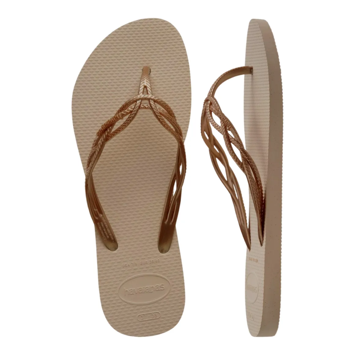 Ciabatte infradito beige da Donna con dettaglio intrecciato FLASH SVEET Havaianas